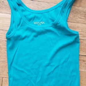 Merona teal tank top